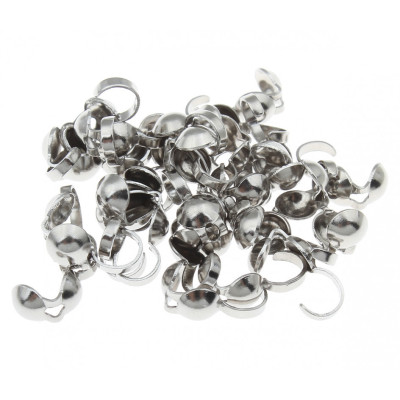 Stainless steel bead tips medium size 3mm