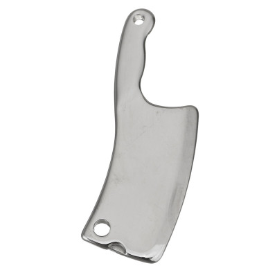 Meat cleaver connector in four color variants of surgical steel