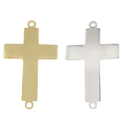 Socket connector made of surgical steel in two colors