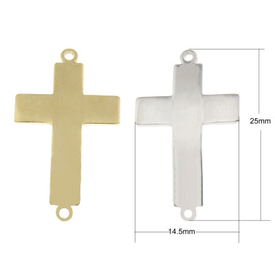 Socket connector made of surgical steel in two colors