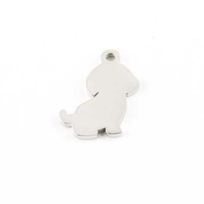 Pendant dog surgical steel three color variants