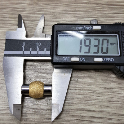 Magnetické zapínání ve zlaté galvanizaci průvlek 6mm z chirurgické oceli