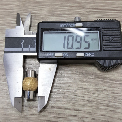 Magnetic fastening in gold galvanized stainless steel 6mm drawstring