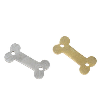 Cube connector in two color variants of surgical steel