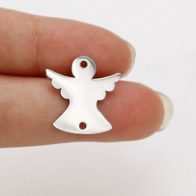 Angel connector in four color variants of surgical steel