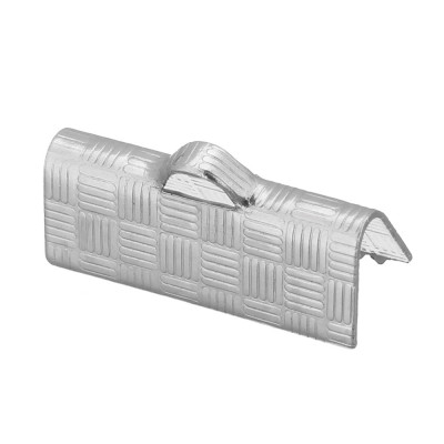 Koncovka na stužku 15 x 7mm se vzorkem chirurgická ocel