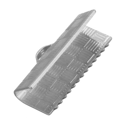 Koncovka na stužku 15 x 7mm se vzorkem chirurgická ocel