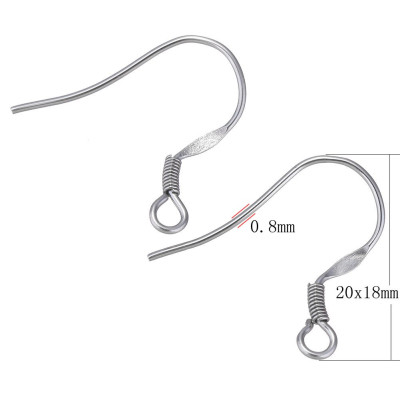 Stainless Steel Hook Earwire original color