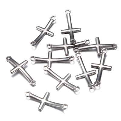 Surgical steel cross bend connector