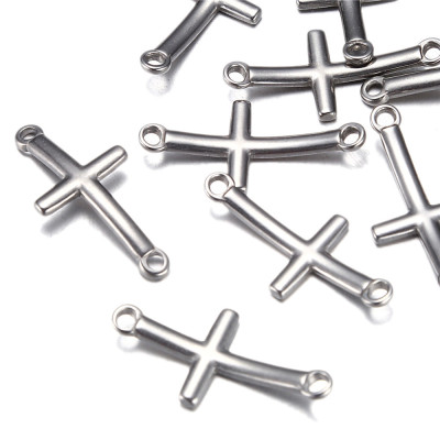 Surgical steel cross bend connector