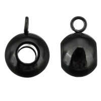 

bead 5 x 9 x 6mm black stainless steel