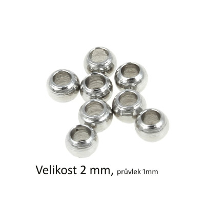 Korálek 2 x 1,40mm chirurgická ocel