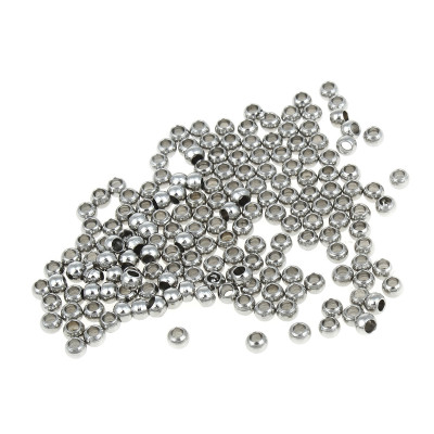Bead 2 x 1,40mm surgical steel packed by 100pcs