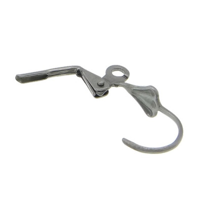 Earrings with decorative element surgical steel