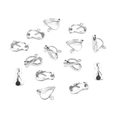 Clip with flat 3.5 and eyelet for hanging from surgical steel