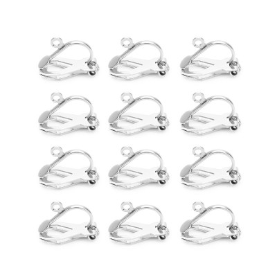 Clip with flat 3.5 and eyelet for hanging from surgical steel