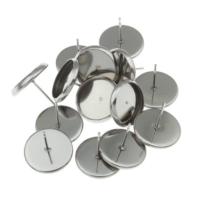 Surgical steel 12mm round bed