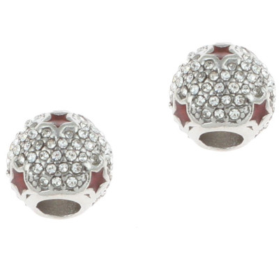 E-star bead and Crystal surgical steel chatons