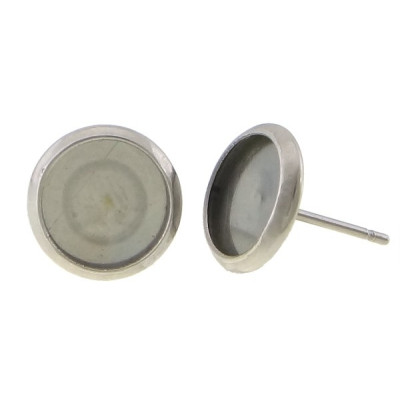 Surgical steel 8mm round shaped bed