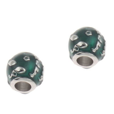 New life surgical steel bead with big thread