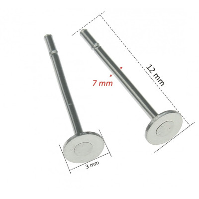 SUSPENS with flat 3mm, surgical steel