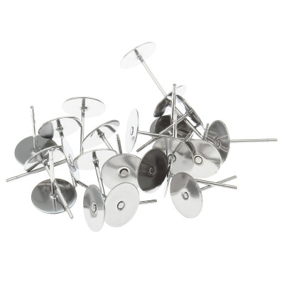 Socket with flat 8mm, surgical steel