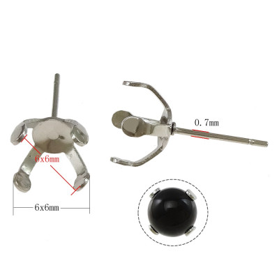 Surgical steel four-armed nozzle 6mm
