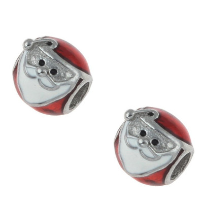 Santa Claus bead of surgical steel