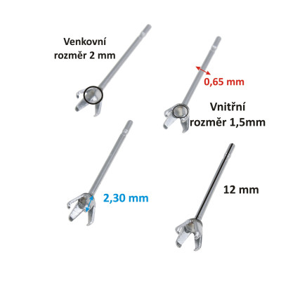 Surgical steel four-arm bowl with 2mm bowl