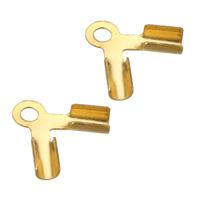 Double end cap of surgical steel