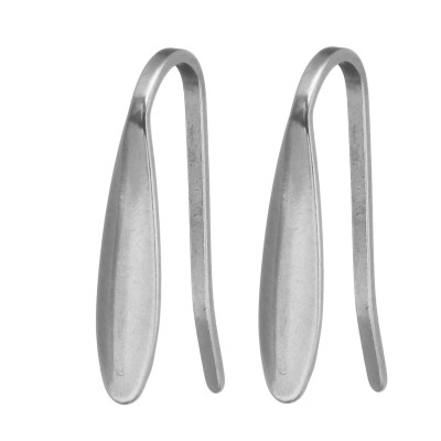 304 Stainless Steel polished DIY & with loop original color