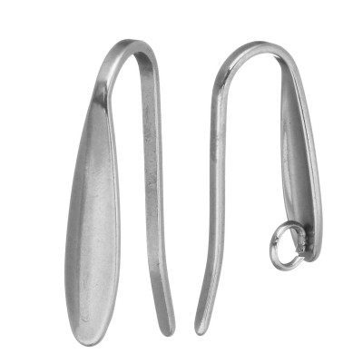 304 Stainless Steel polished DIY & with loop original color