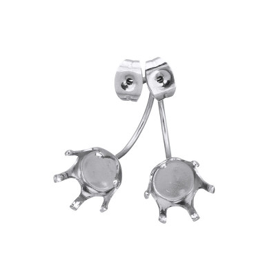 Double nozzle with surgical steel straps