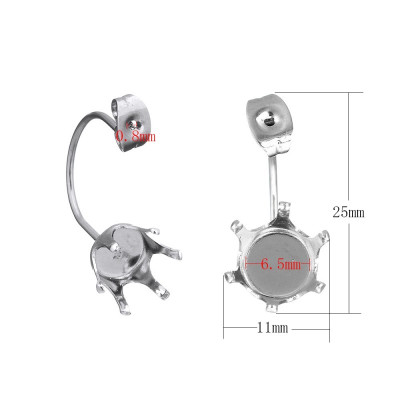 Double nozzle with surgical steel straps