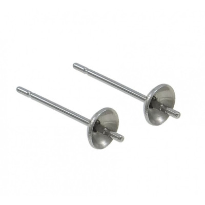 Surgical steel bowl with 3mm bowl and shaft