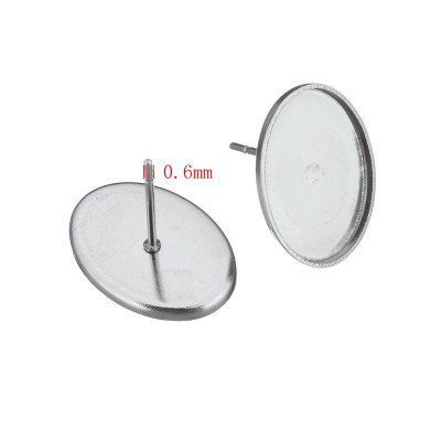 Oval bowl 10 x 14mm oval bowl in surgical steel