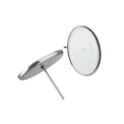 Oval bowl 10 x 14mm oval bowl in surgical steel