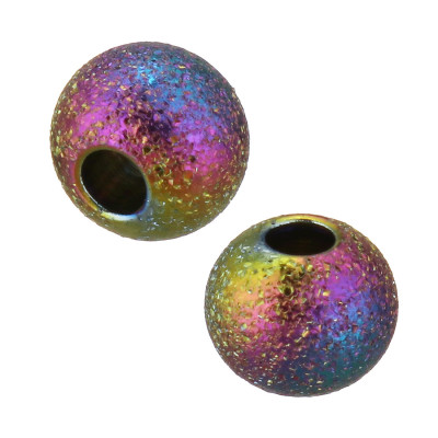 Diamond ball of 4mm color stainless steel