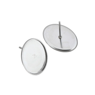 Oval bowl 10 x 14mm oval bowl in surgical steel