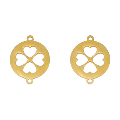 Sintered stainless steel cloverleaf connector