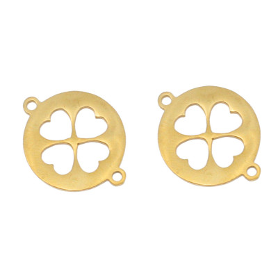 Sintered stainless steel cloverleaf connector