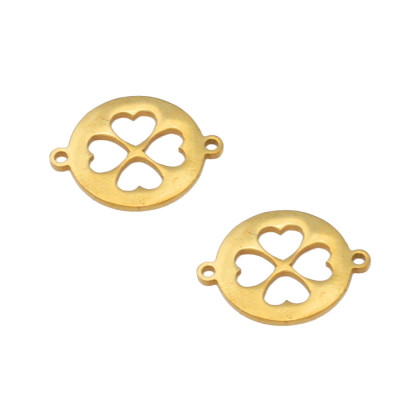 Sintered stainless steel cloverleaf connector