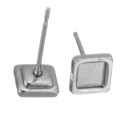 SUSPENSION square INNER PART 4mm surgical steel