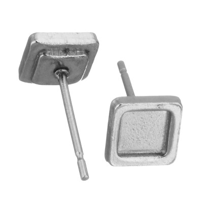 SUSPENSION square INNER PART 4mm surgical steel