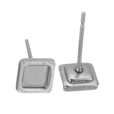 SUSPENSION square INNER PART 4mm surgical steel