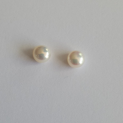 Natural freshwater pearl white 5,5-6mm drilled