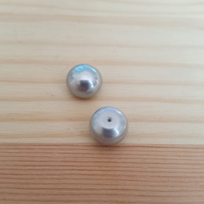 Perla sladkovodní šedá 10 - 10,5mm