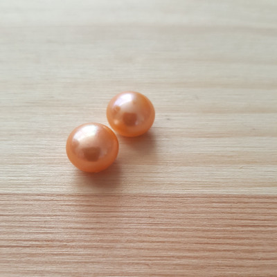 Sweetwater pearl Orange Deep 7-7,5mm half drilled