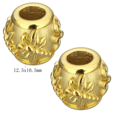 Dragonfly bead in two color variants of surgical steel