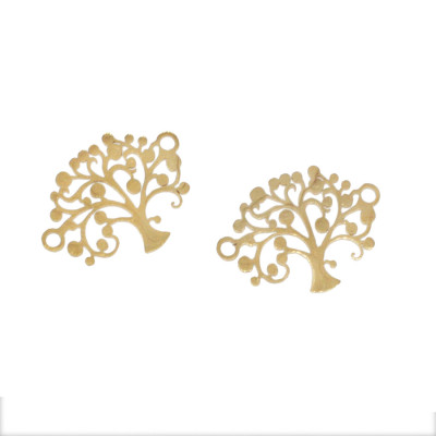 Connector tree of life in two color variants surgical steel